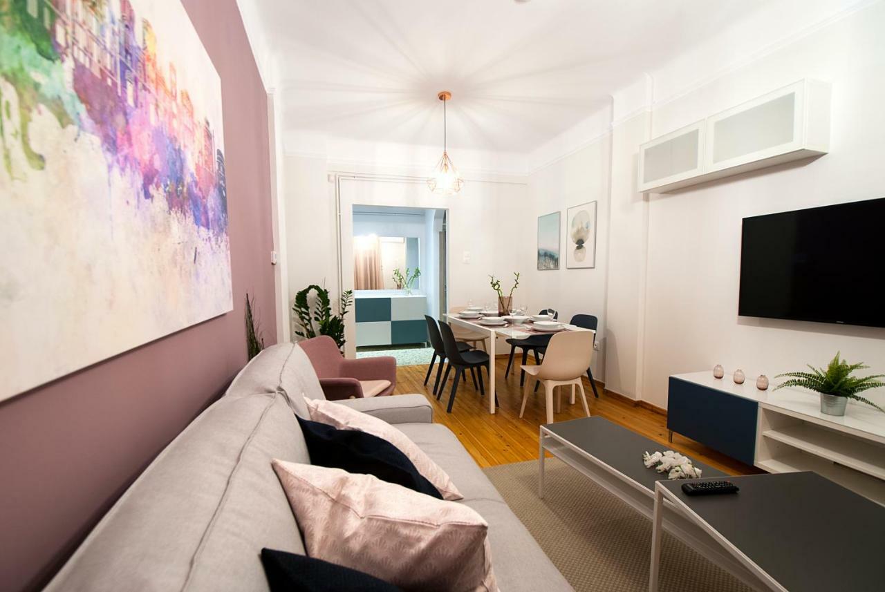 Large, Sunny, Modern Apartment Fully Renovated, Next To Agia Sofia سالونيك المظهر الخارجي الصورة